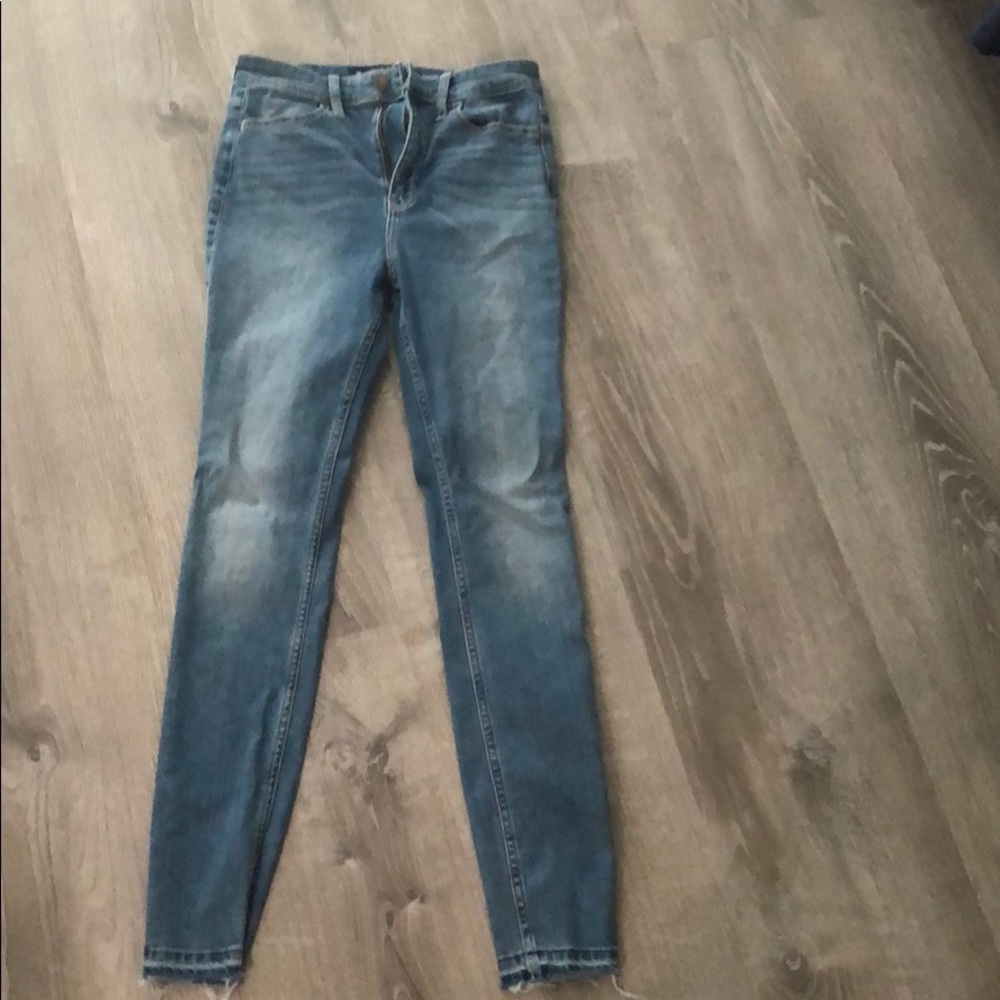 Ultra high rise super skinny jeans